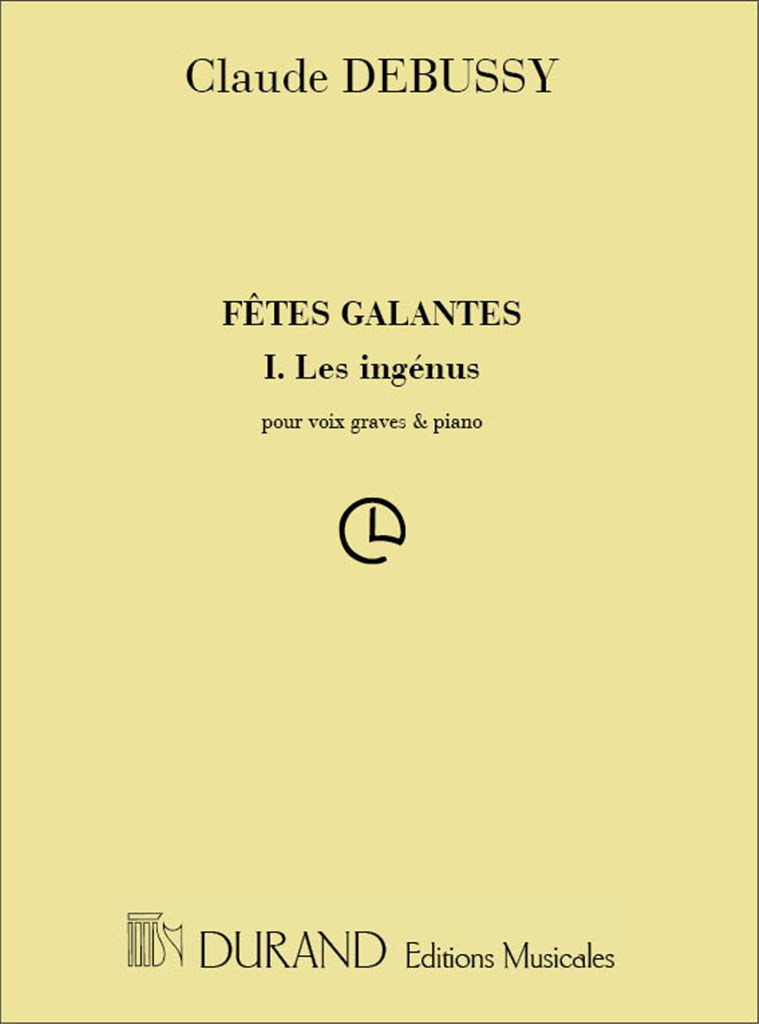 Les Ingénus - N° 1 des Fêtes Galantes - 2e recueil